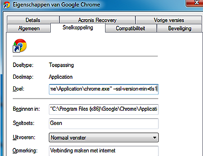Chrome SSL 3.0